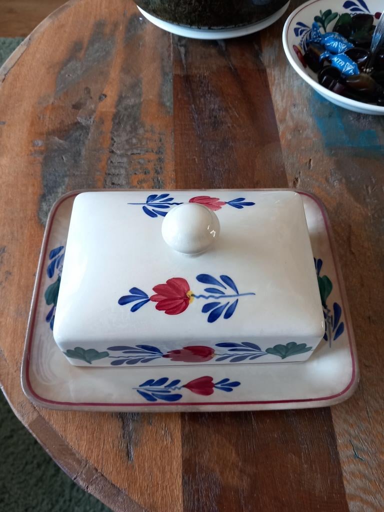 Boerenbont botervloot oude serie S.C.483a, Ophalen, Aardewerk, Boerenbont, Overige typen