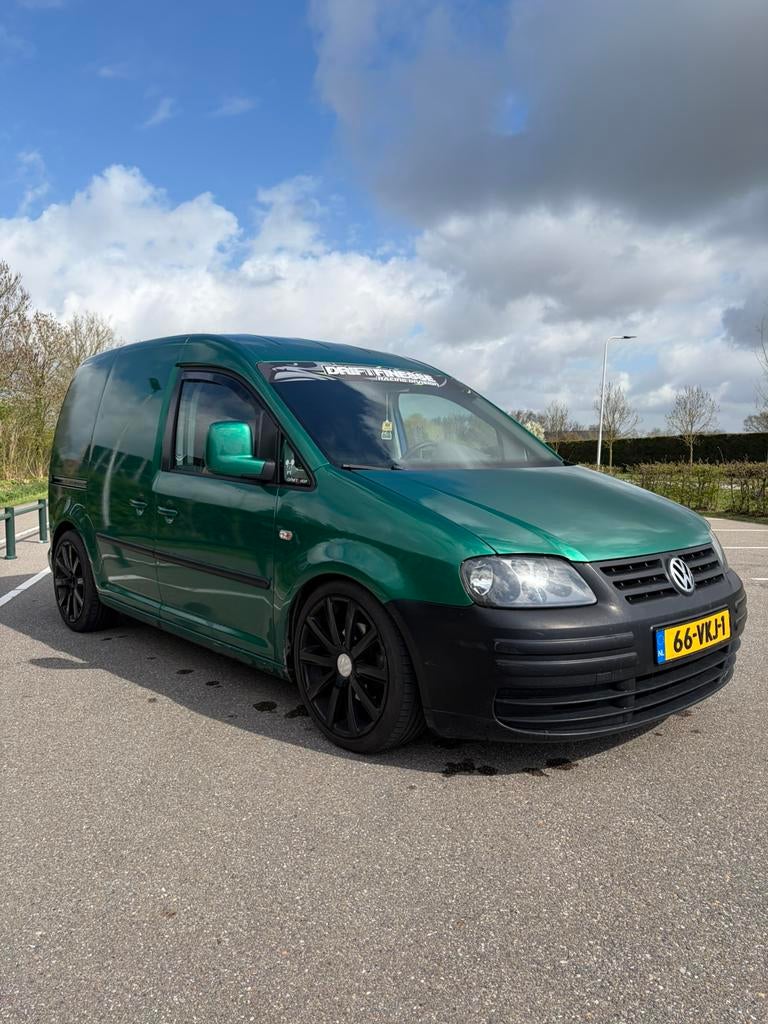 Caddy 1.9 TDI 2007, Auto's, Voorwielaandrijving, Zwart, 4 cilinders, Volkswagen