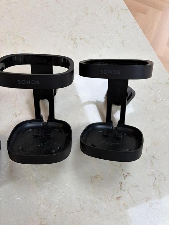 Sonos One SL Play:1 Muurbeugels (2 stuks), Gebruikt, Overige typen, Ophalen of Verzenden, Sonos