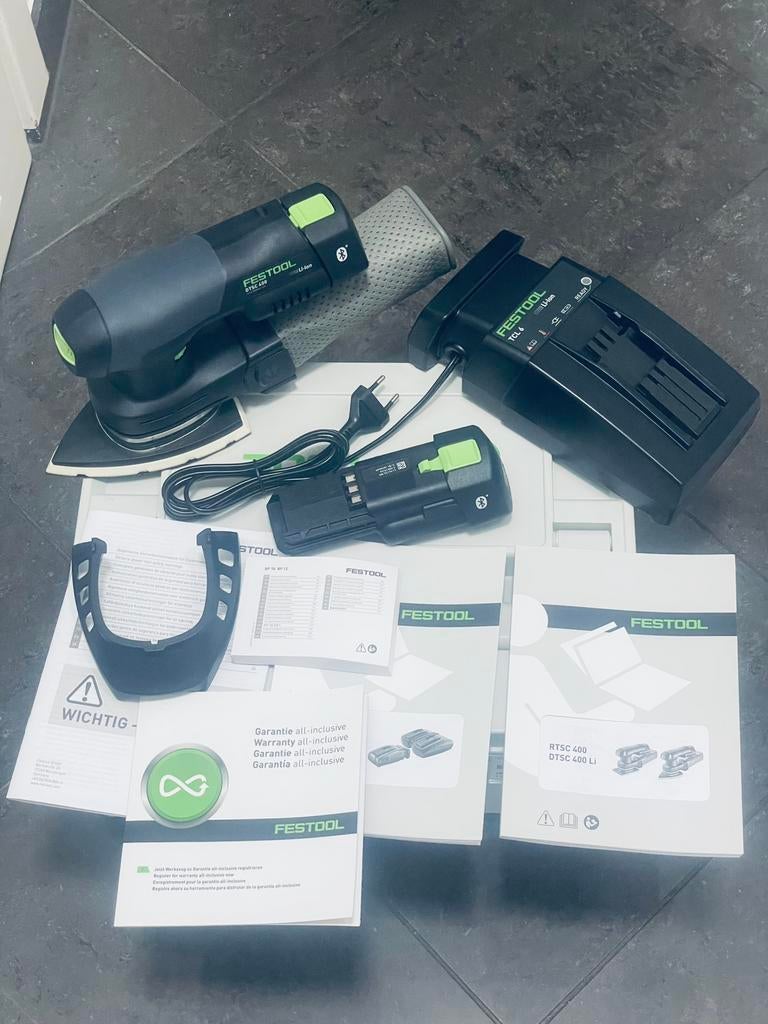 Festool DTSC 400 Li 3,1 I-Plus 18V deltaschuurmachine., Doe-het-zelf en Verbouw, Gereedschap | Schuurmachines, Nieuw, Vlakschuurmachine