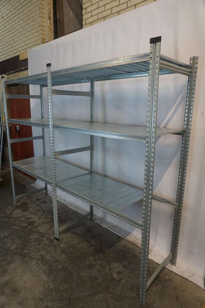 Metalin stelling stellingkast - 250 breed + extra, Gebruikt, Niet ingevuld, Niet ingevuld, Ophalen
