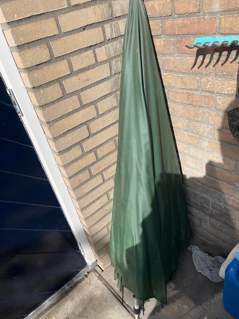 Vis parasol-paraplu groen, Gebruikt, Waterdicht, Stokparasol, 2 tot 3 meter