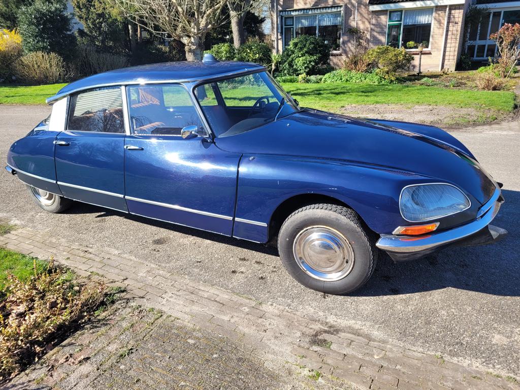 Citroën DS 1970 Blauw, Auto's, Citroën, Voorwielaandrijving, 1288 kg, 4 cilinders, Cruise Control