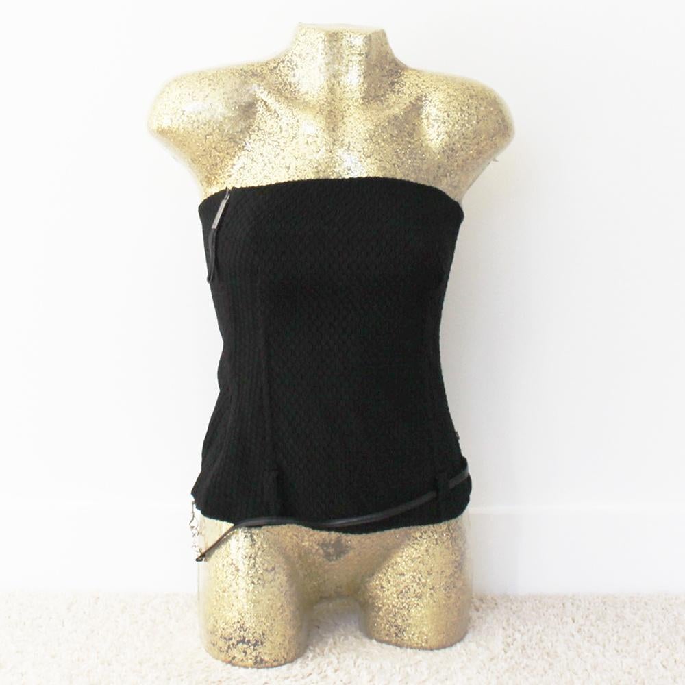 Gianfranco Ferre Top (S) - 5 € 65,-, Zwart, Gianfranco Ferre, Ophalen of Verzenden, Zo goed als nieuw