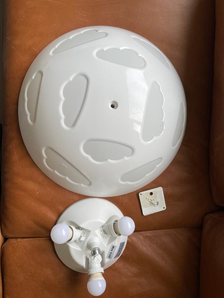 IKEA plafond lamp Skojig witte wolken, Kinderen en Baby's, Ophalen, Gebruikt, Lamp