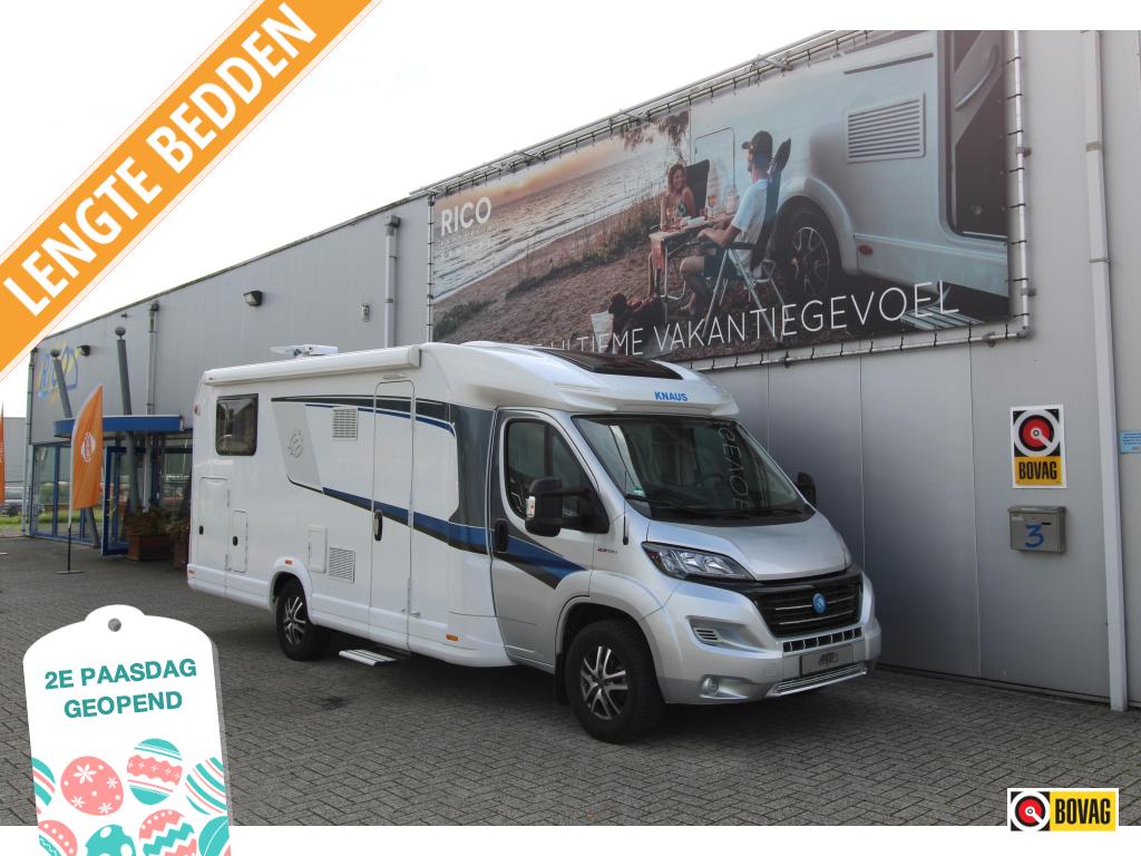 Knaus Sky TI 700 MEG Lengtebedden/Schotel/Navi, Hordeur, Ringverwarming, Fiat, Airbags