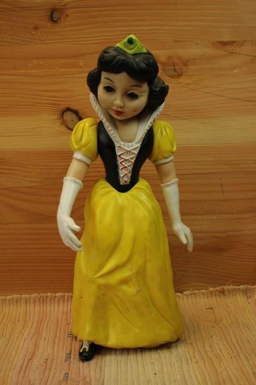 Vintage Pieper pieppop Sneeuwwitje, Ophalen of Verzenden, Sneeuwwitje of Doornroosje, Zo goed als nieuw, Beeldje of Figuurtje