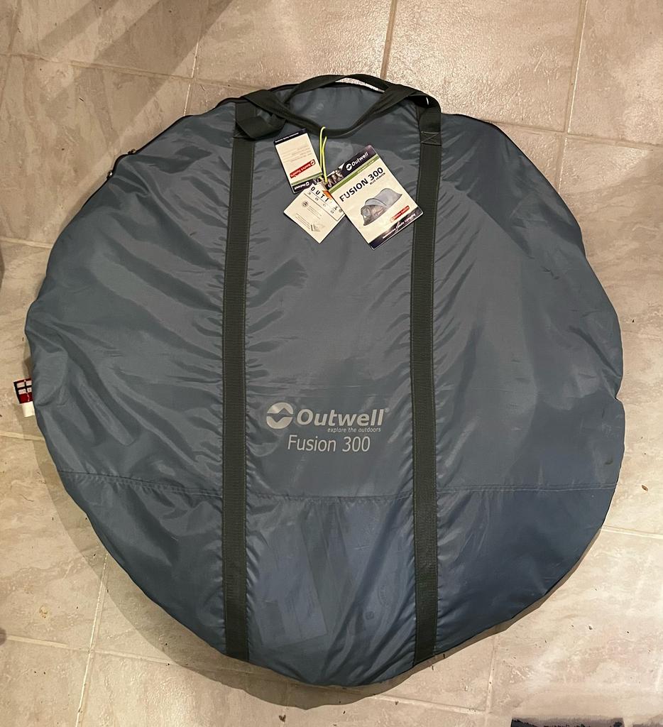 Outwell  explore the outdoors  Fusion 300 blauw, Ophalen of Verzenden, Zo goed als nieuw, Tot en met 3