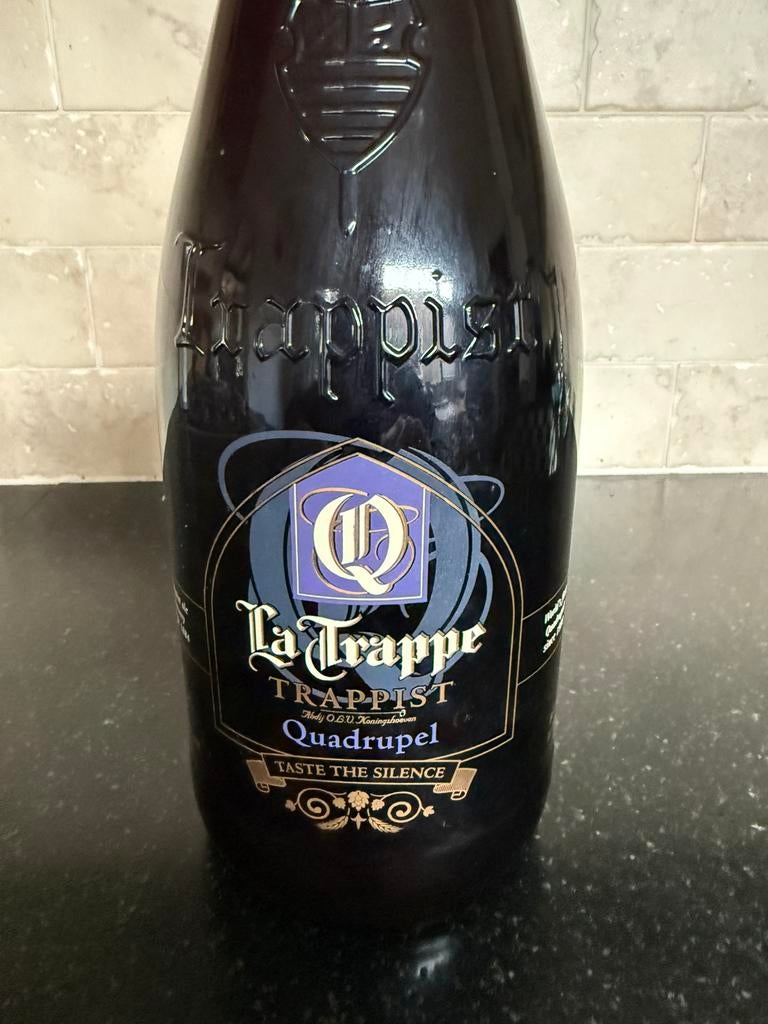 La trappe quadruppel 150cl, Ophalen of Verzenden, Zo goed als nieuw, Flesje(s), La Trappe