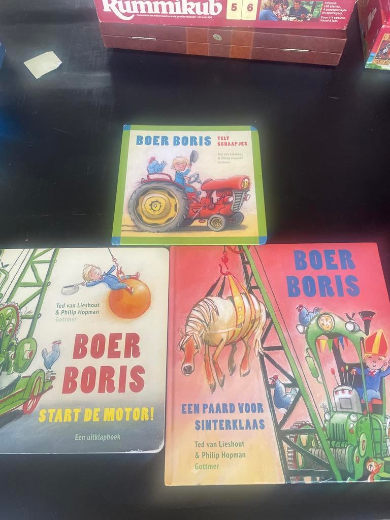 Boer Boris Boeken - Set van 3 (Telt Schaapjes, Start de Moto, Ophalen of Verzenden, Gelezen, Fictie algemeen