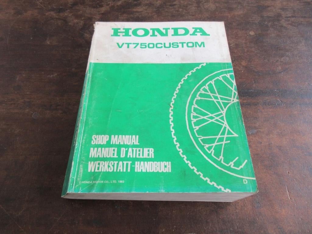Honda VT750 Custom VT750C werkplaatshandboek manual, Motoren, Handleidingen en Instructieboekjes, Honda, Ophalen of Verzenden