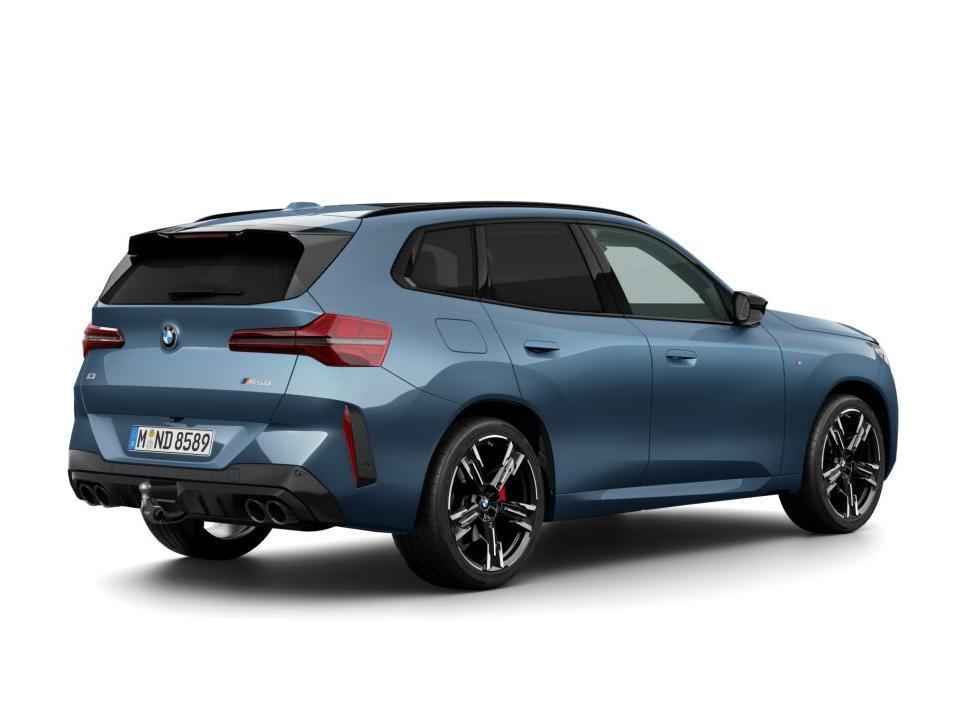 BMW X3 M50 | M Sportpakket Pro | Innovation Package | Comfor, Stof, 398 pk, Blauw, Bedrijf