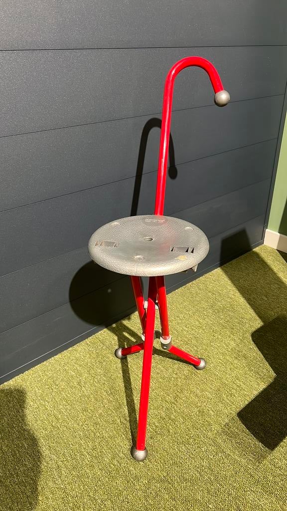 Vintage design wandelkruk Ulisse Ivan Loss, Ophalen, Zo goed als nieuw, Hout