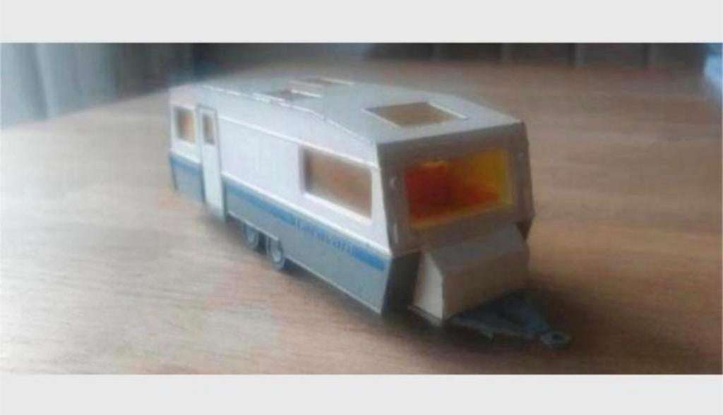 Caravan van SIKU  nr.2518 (Made in West-Germany), Ophalen of Verzenden, Gebruikt, Overige typen, SIKU