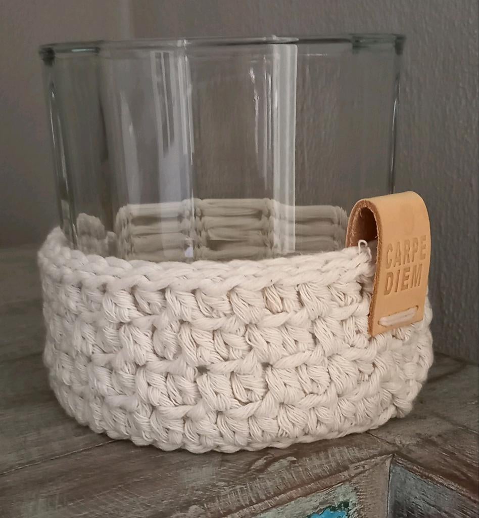 Windlicht Carpe Diem, Ophalen of Verzenden, Zo goed als nieuw