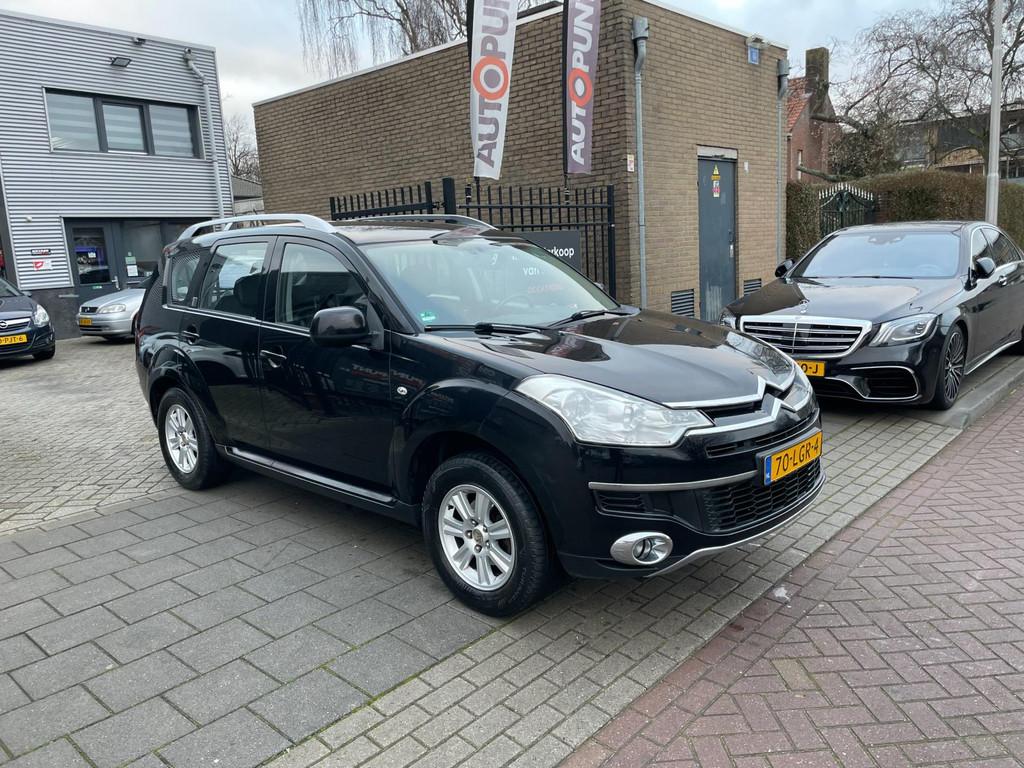 Citroen C-Crosser 2.2 HDiF Exclusive 7p. 2e Eigenaar! Trekha, 2000 kg, 7 stoelen, Zwart, Bedrijf