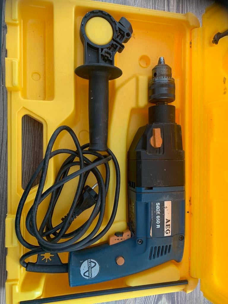 Klopboormachine, Ophalen of Verzenden, Gebruikt, Boormachine