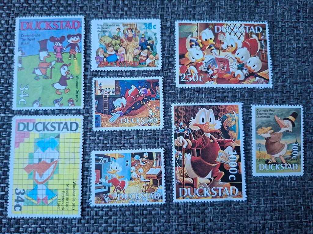 Duckstad sluitzegels, Postzegels en Munten, Ophalen of Verzenden