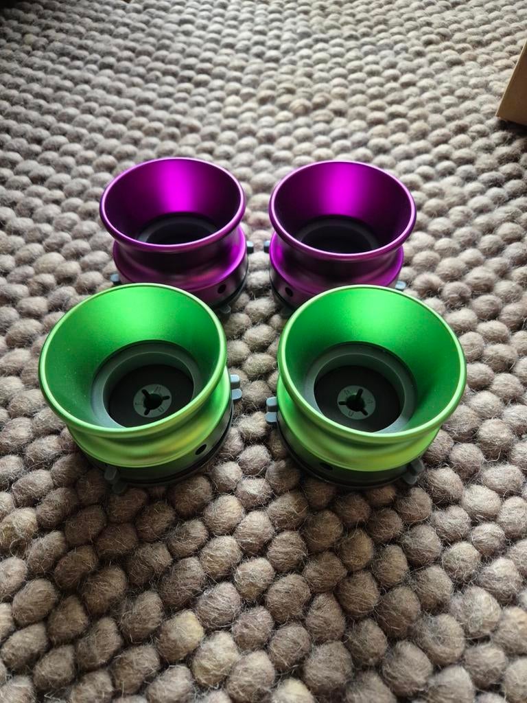 Aluminium kelk bandrecorder adapters voor 26,5 cm reel., Ophalen of Verzenden, Onderdeel