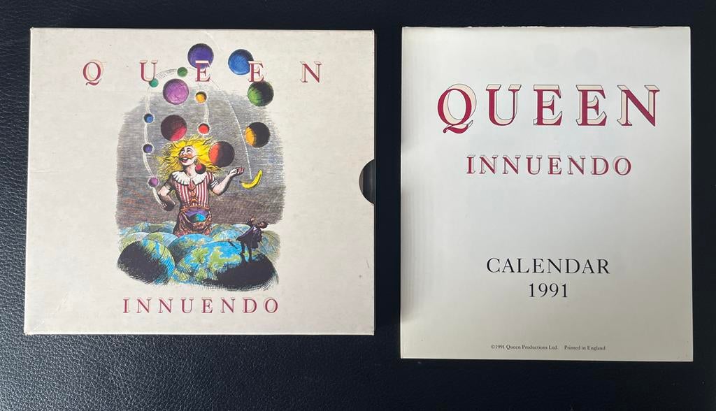 Queen - Innuendo CD met kalender 1991, Ophalen of Verzenden, Gebruikt, Poprock