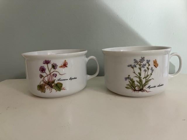 porseleinen soepkommen Kronester Bavaria Bloemen Botanisch, Huis en Inrichting, Keuken | Servies, Gebruikt, Ophalen of Verzenden