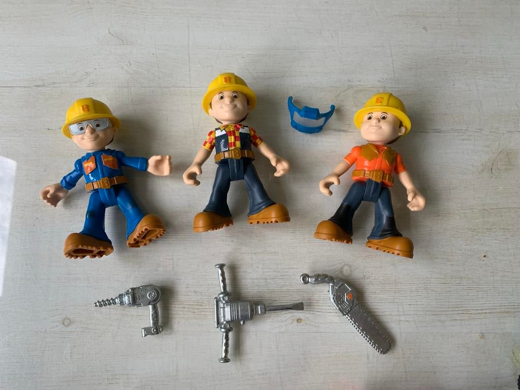 Bob de Bouwer figuren en gereedschap set, Ophalen of Verzenden, Zo goed als nieuw