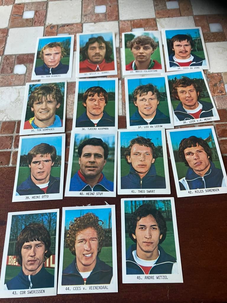Fc Amsterdam panini vanderhout 1977-1978, Ophalen of Verzenden, Gebruikt, Ajax, Poster, Plaatje of Sticker