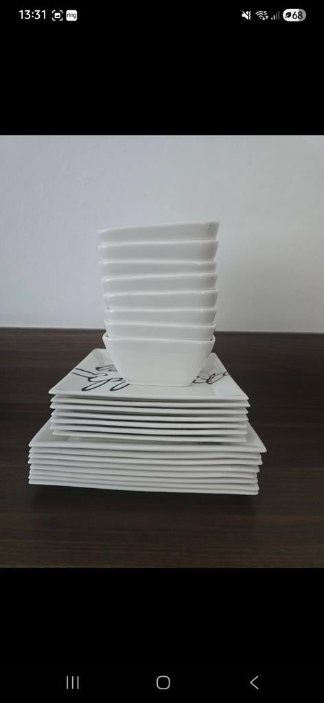 Riviera Maison Buen Appetit schaaltjes met schotels, Huis en Inrichting, Keuken | Servies, Ophalen of Verzenden, Overige stijlen