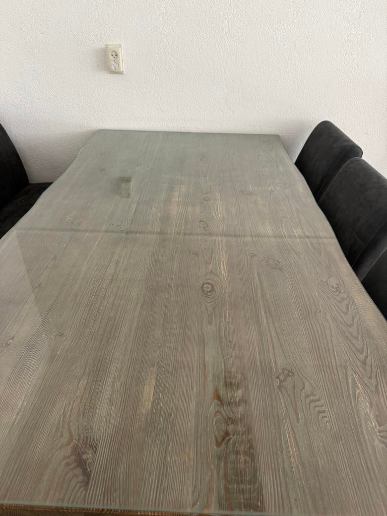 Complete Eetkamer Hoek: Eettafel met Stoelen en Eetbank, Huis en Inrichting, Tafels | Eettafels, Gebruikt, Vijf personen of meer