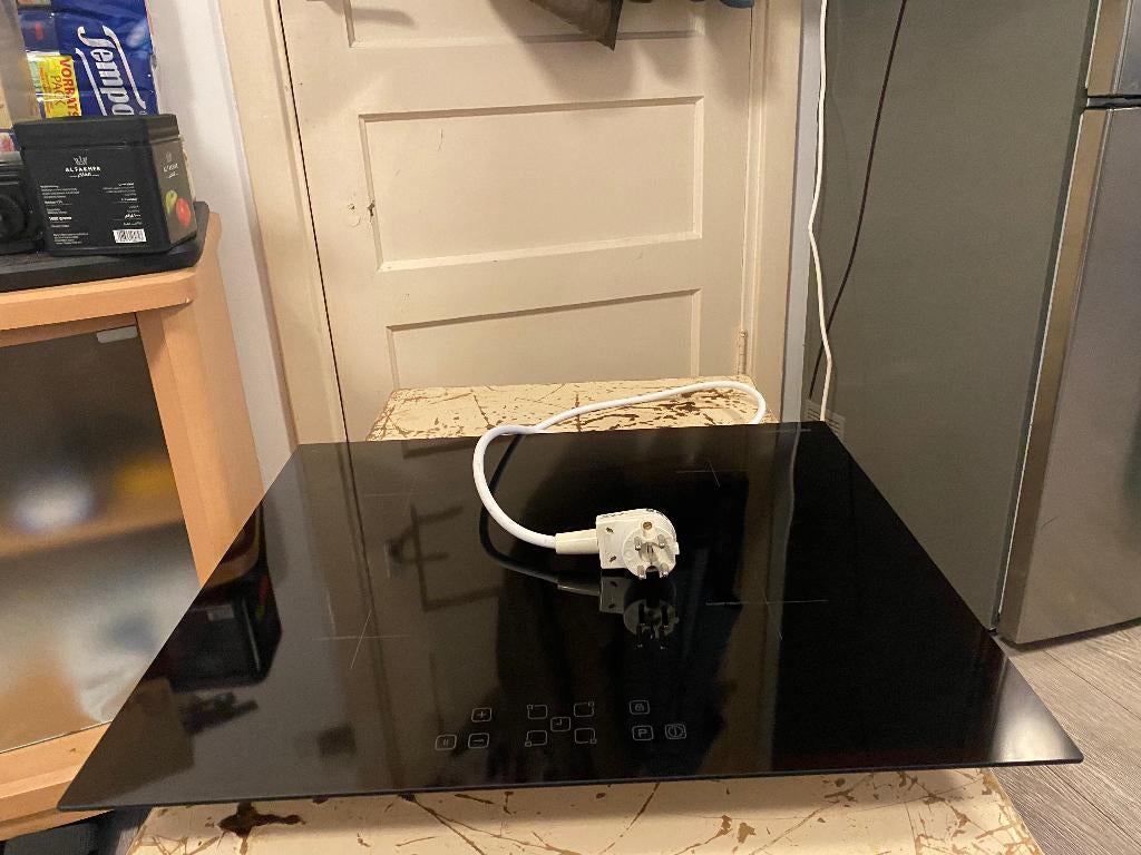 inventum inbouw inductie kookplaat met perilex stekker ., Witgoed en Apparatuur, Kookplaten, Ophalen, 4 kookzones, Zo goed als nieuw