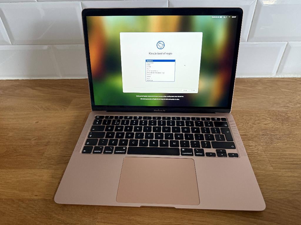 Macbook Air 2020, 13-inch, Computers en Software, Apple Macbooks, Ophalen, Gebruikt, Qwerty, 13 inch