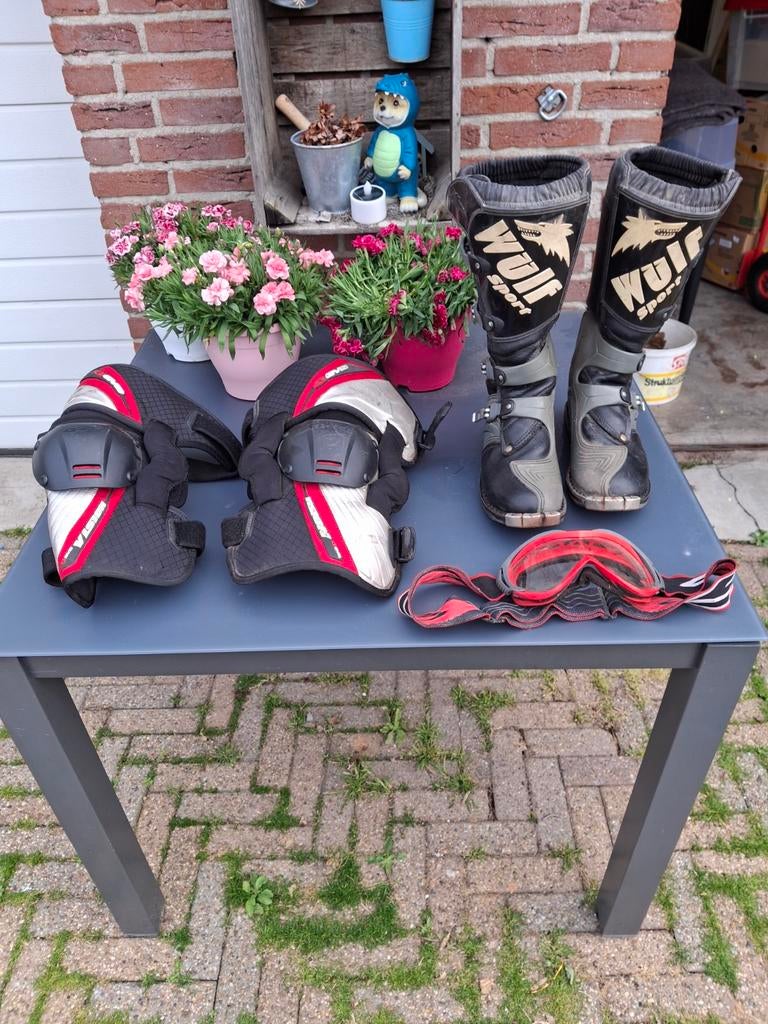 Motorcross laarzen Wulf Sport maat 43, Motoren, Ophalen of Verzenden