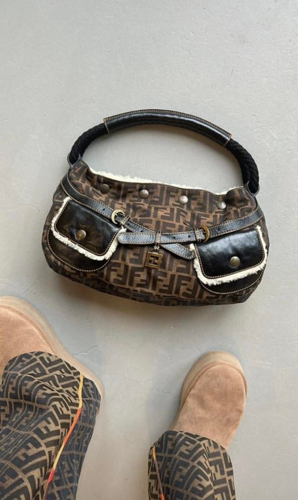 Fendi Baguette Tas – Iconisch & Uniek Model, Ophalen of Verzenden, Gebruikt, Bruin, Overige merken