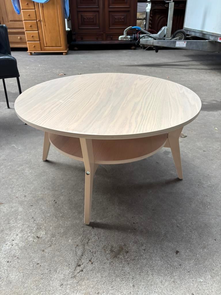Salontafel, Huis en Inrichting, Tafels | Salontafels, Ophalen, 100 tot 150 cm, Rond, 50 tot 100 cm