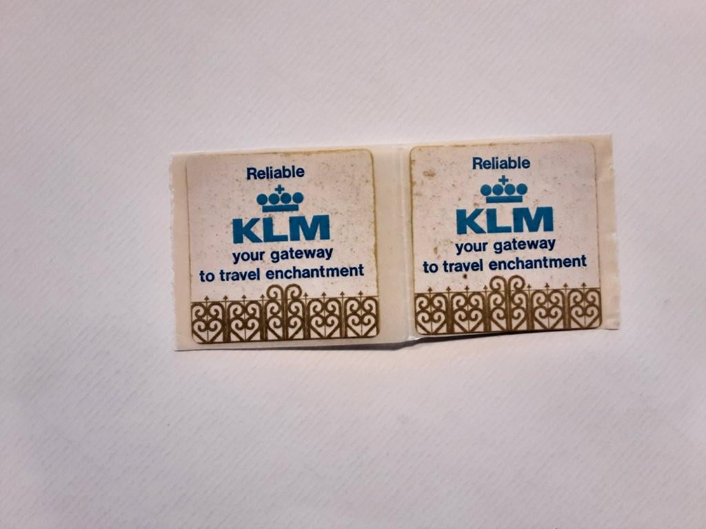 Sluitzegels stickers KLM luchtvaart, Verzamelen, Ophalen of Verzenden, Zo goed als nieuw