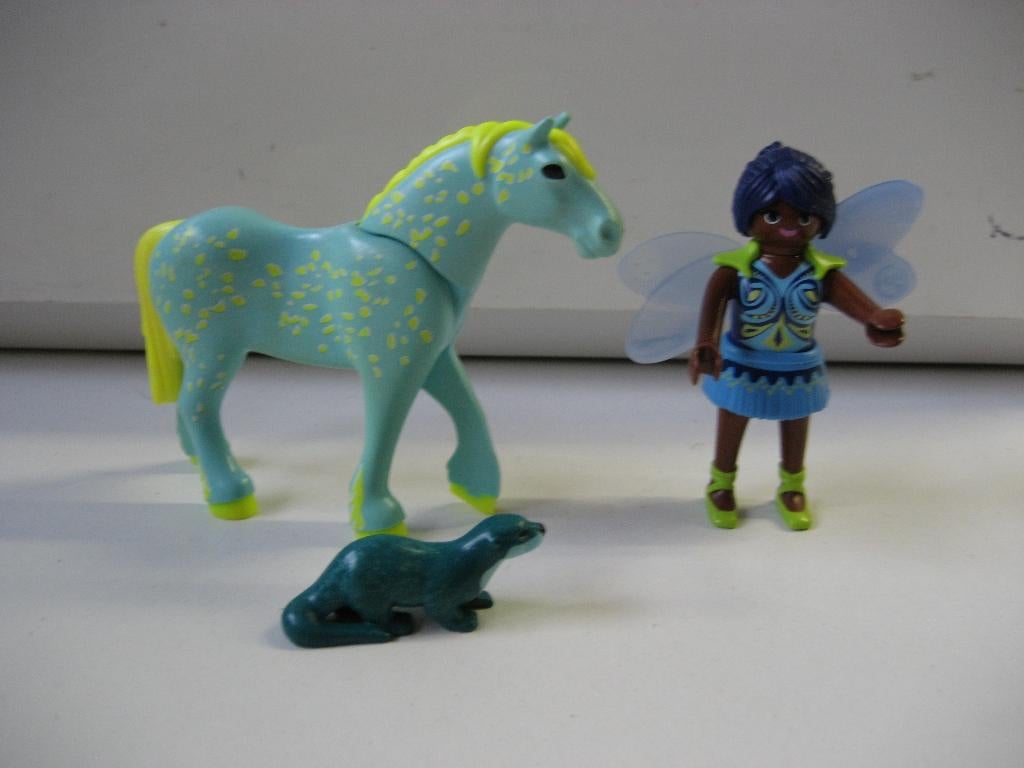 playmobil fairy met paard en otter, Ophalen of Verzenden, Zo goed als nieuw