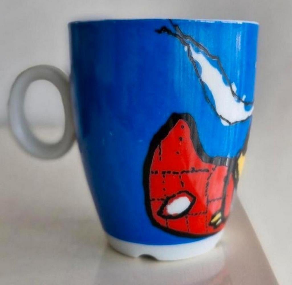 Beker Herman Brood, Ophalen of Verzenden, Zo goed als nieuw, Overige stijlen, Kop(pen) en/of Schotel(s)