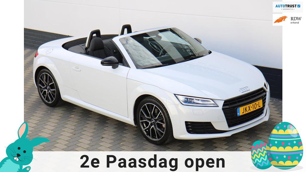 Audi TT Roadster 1.8 TFSI Dealer onderhoud Navi Virtual LED, Gebruikt, Zwart, 4 cilinders, Cabriolet