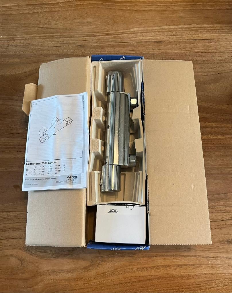 Grohe douche thermostaatkraan, Ophalen of Verzenden, Zo goed als nieuw, Chroom, Douche