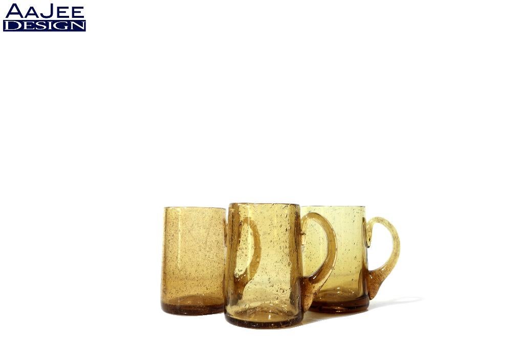 3 Bronskleurige bekers – Biot /  Kosta Boda – Erik Höglund, Ophalen of Verzenden