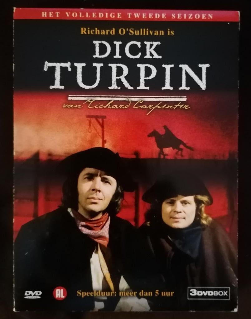3DVD Dick Turpin (volledige 2e seizoen), Alle leeftijden, Ophalen of Verzenden, Zo goed als nieuw