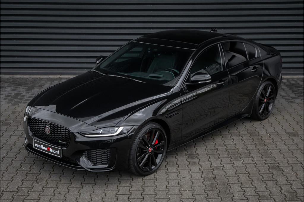 Jaguar XE P300 AWD R-Dynamic HSE Full options (bj 2019), Auto's, Jaguar, Automaat, Gebruikt, Zwart, 4 cilinders