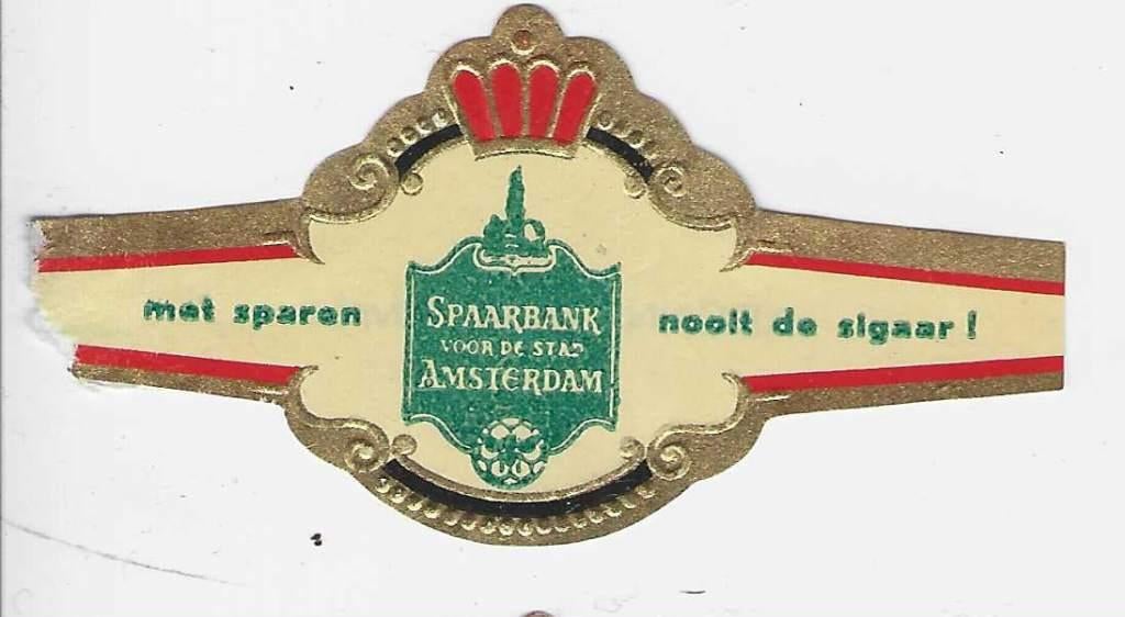 abonnee 1 -1264- spaarbank amsterdam, Verzamelen, Ophalen of Verzenden, Luciferdoosjes of -merken