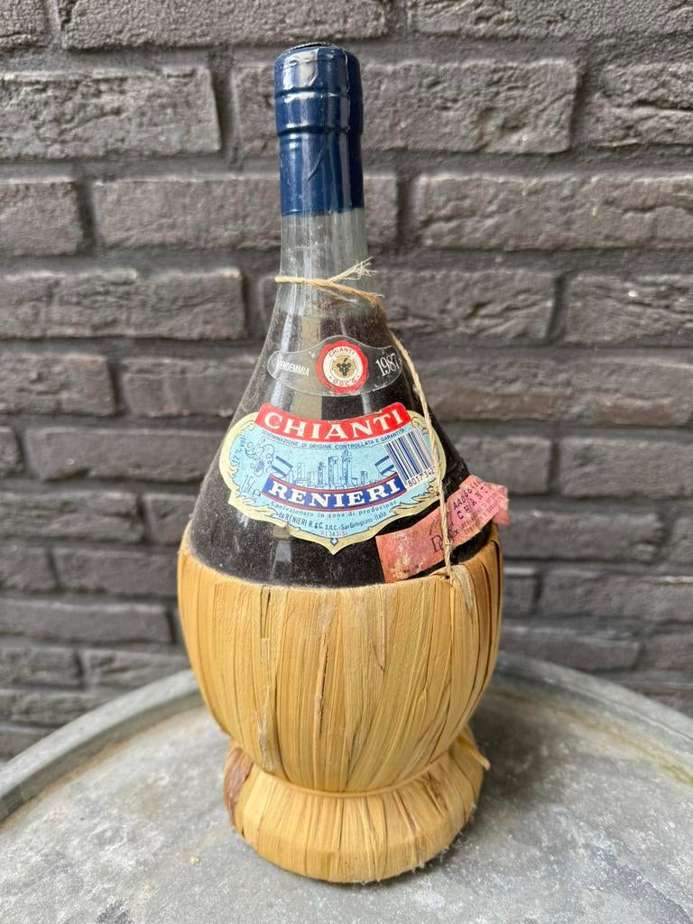 Mandfles Chianti Renieri 1987, Zo goed als nieuw, Rode wijn, Vol, Italië