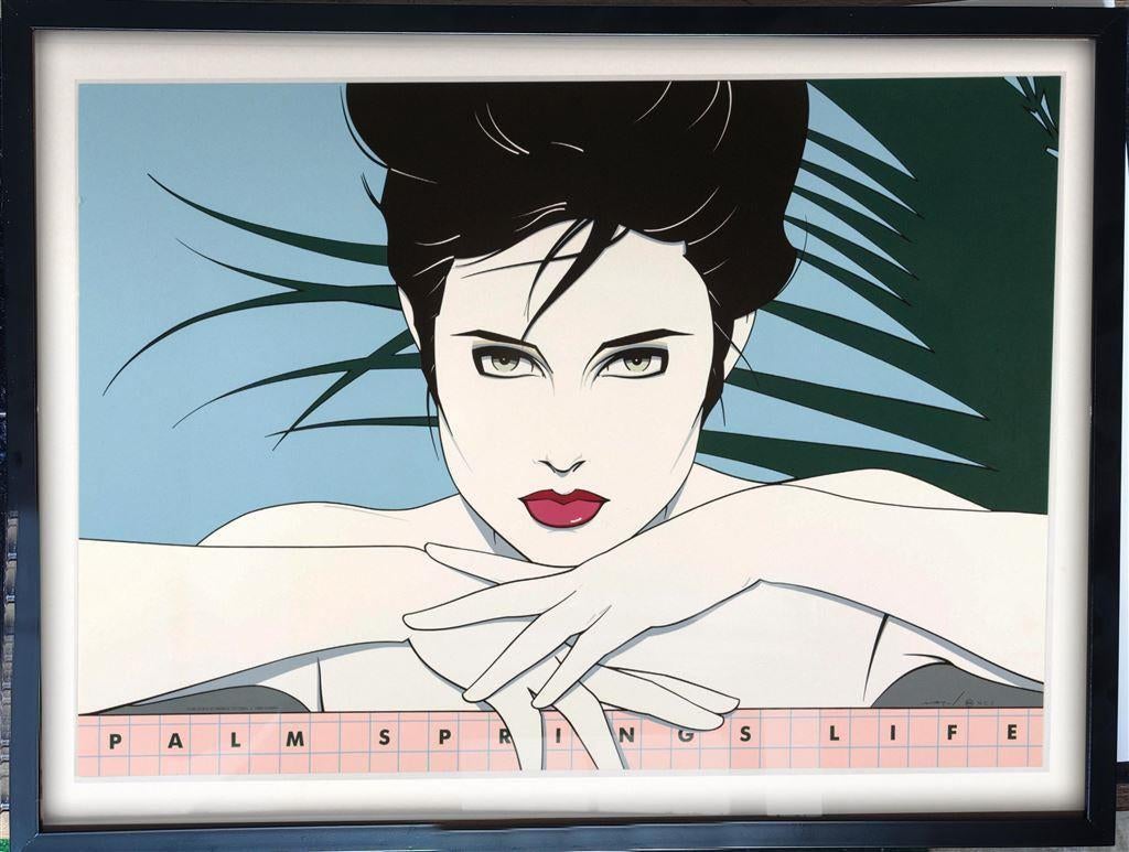 PATRICK NAGEL 80's Pop Art Poster in Lijst #4, Ophalen of Verzenden, Nieuw, A1 t/m A3, Film en Tv