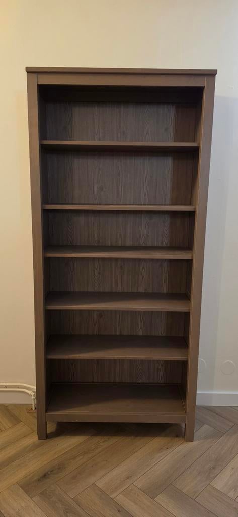IKEA Hemnes boekenkast | grijs/bruin | 6 vakken | 197cm |, Ophalen, Gebruikt, 50 tot 100 cm, 150 tot 200 cm