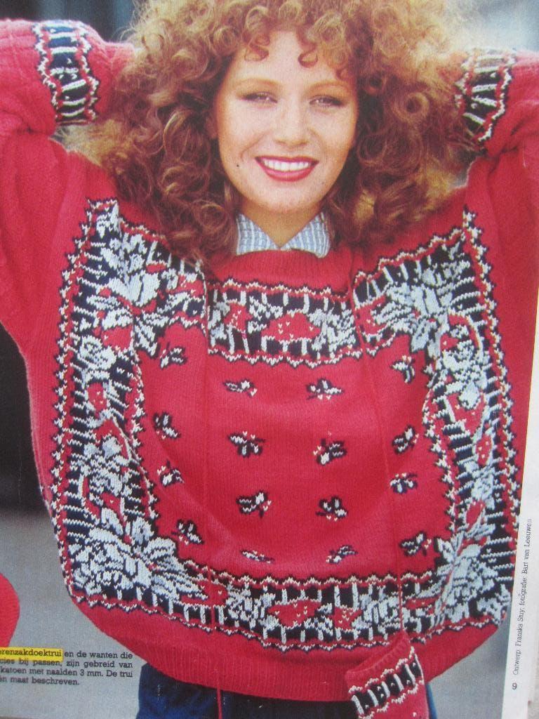 breien dames heren trui PATROON van BOEREN ZAKDOEK, Ophalen of Verzenden, Zo goed als nieuw, Breien, Patroon of Boek