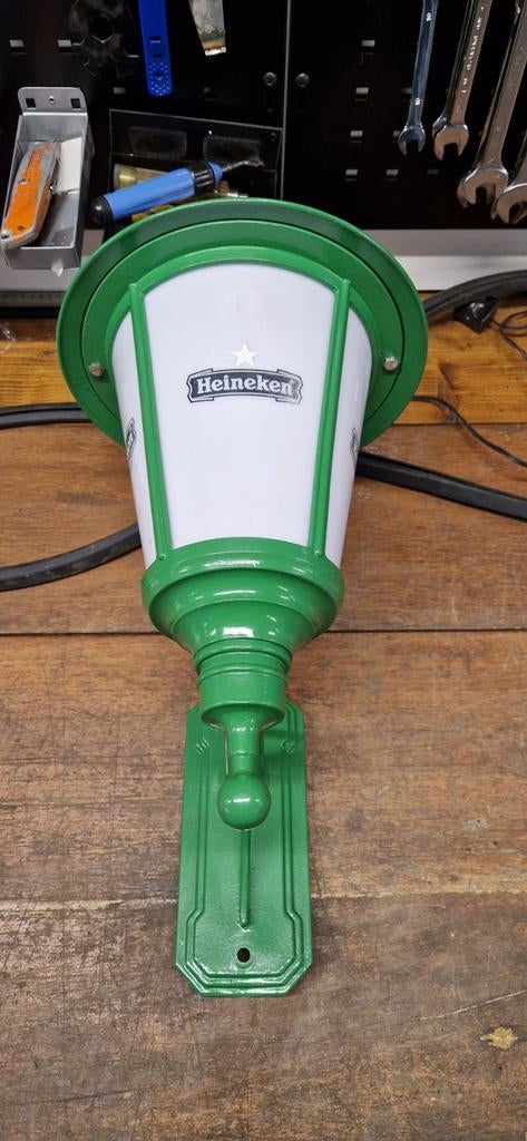 Heineken lamp, Ophalen of Verzenden, Reclamebord, Plaat of Schild, Heineken