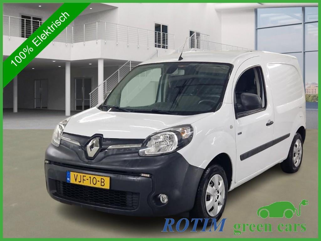 Renault Kangoo Z.E. 33kwh INRICHTING, KOOPACCU . soh 93% inr, Gebruikt, Wit, Origineel Nederlands, 2 stoelen