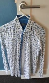 John miller gebloemd overhemd, Overige kleuren, Ophalen of Verzenden, Zo goed als nieuw, Halswijdte 41/42 (L)